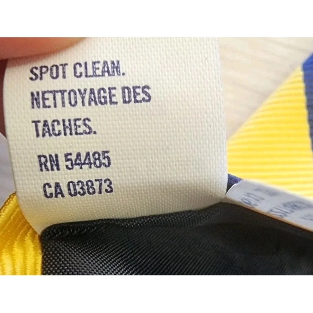 American Eagle Outfitters AEO Polyester Tie‎ Blue & Yellow Stripes Men Necktie